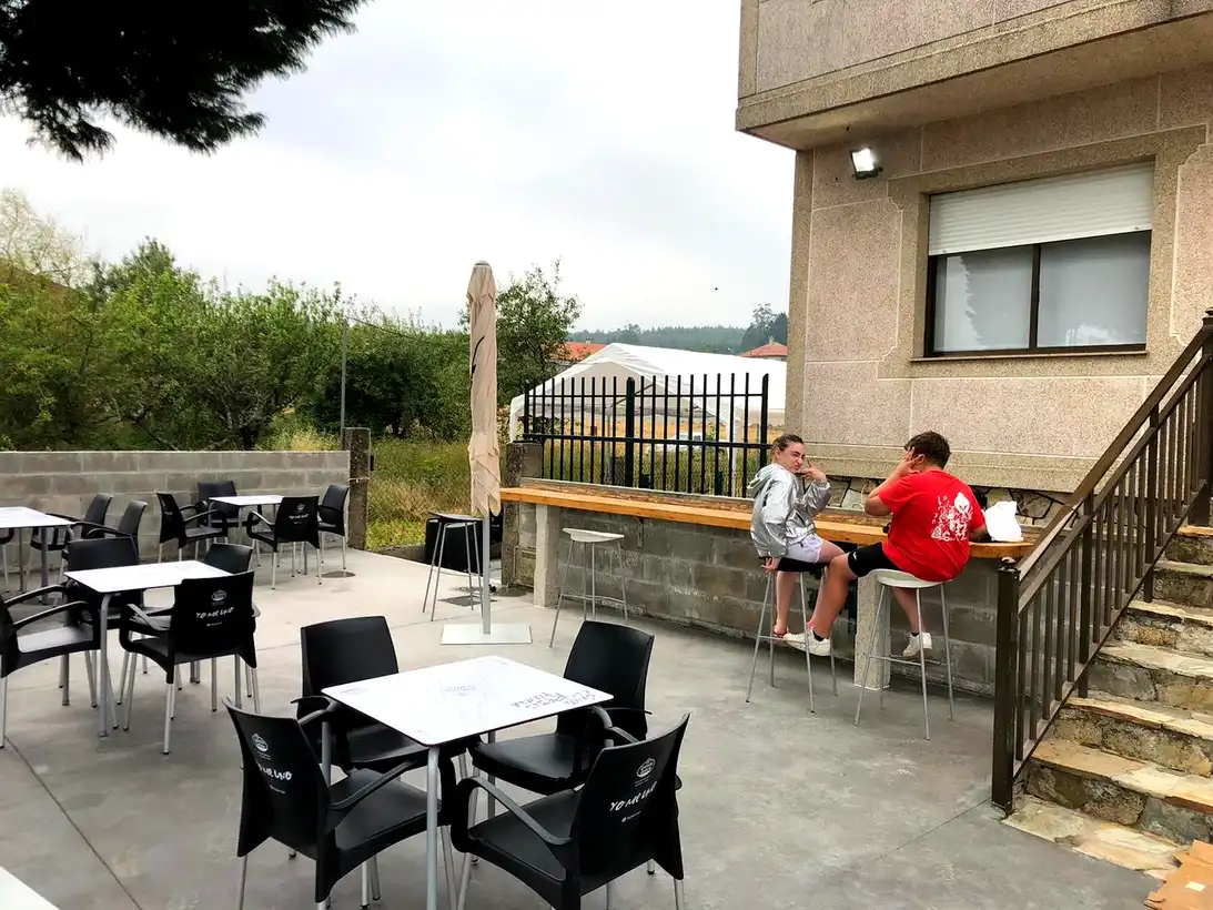 Terrace at Pensión Tasaga